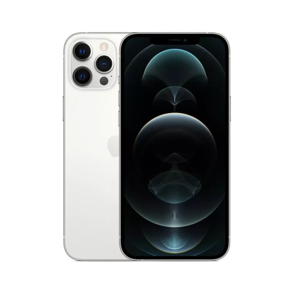 iPhone 12 Pro semi nuevo color plata, vista frontal – nixBlix Colombia