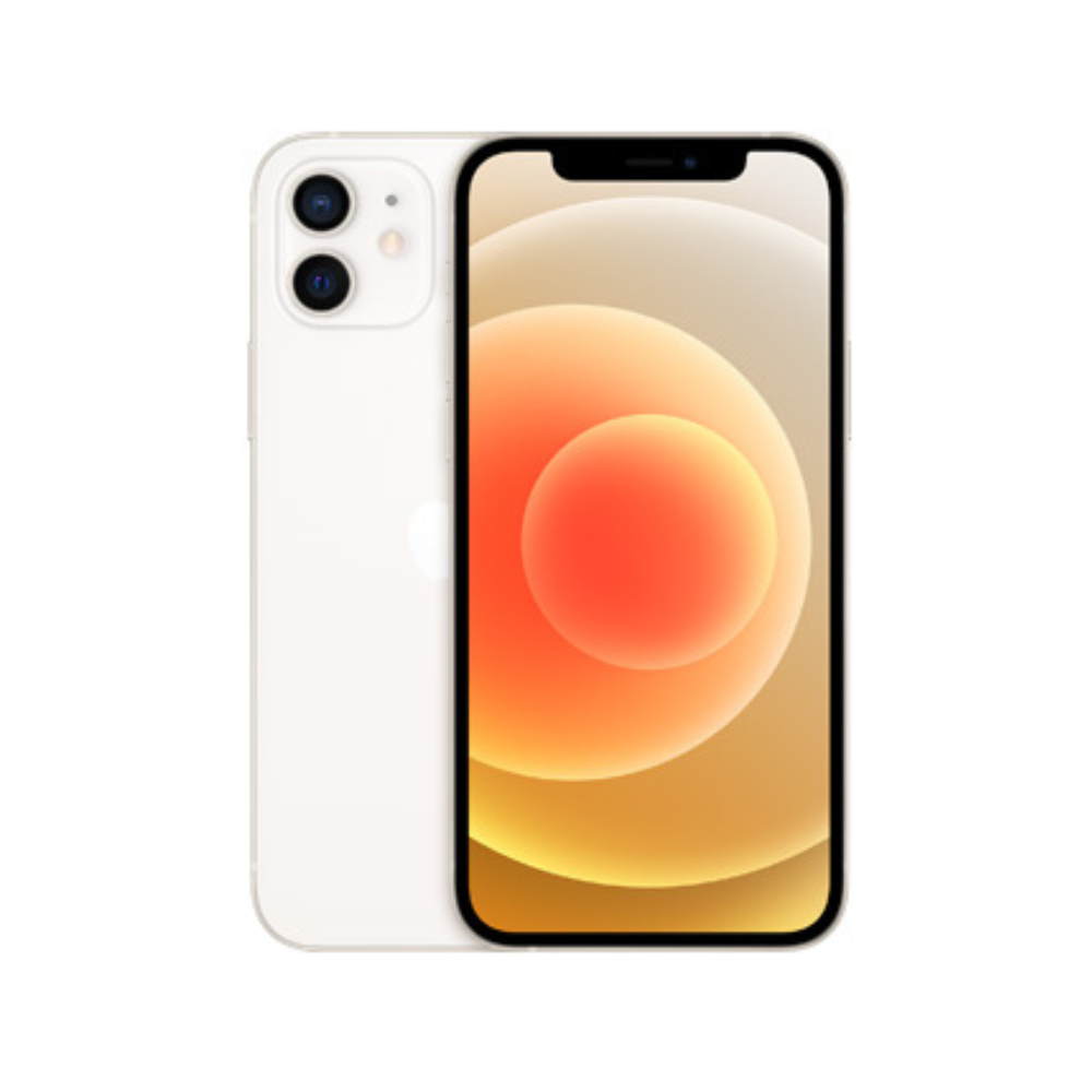 iPhone 12 semi nuevo color blanco, vista frontal – nixBlix Colombia
