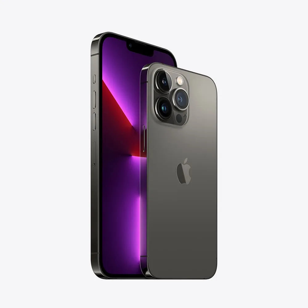 iPhone 13 Pro Max semi nuevo color grafito vista lateral - nixBlix Colombia #Color_Grafito