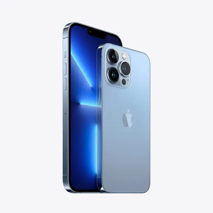iPhone 13 Pro semi nuevo color Azul Sierra, vista lateral – nixBlix Colombia