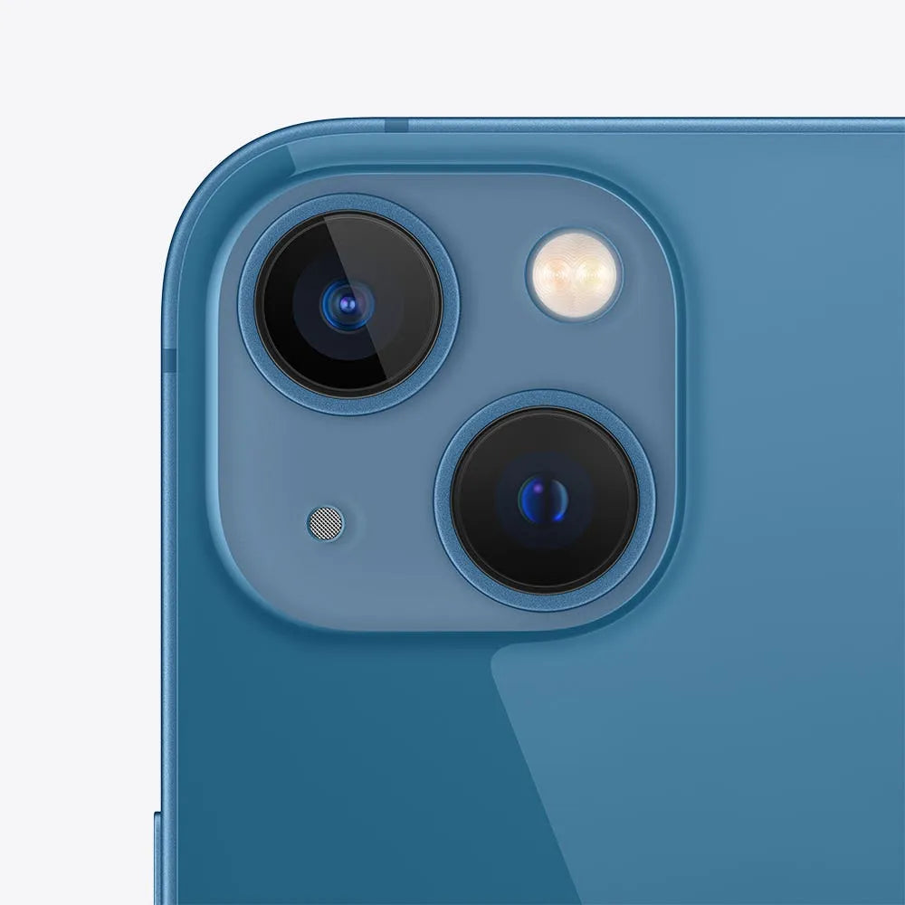 iPhone 13 semi nuevo color azul, vista cámara trasera – nixBlix Colombia #Color_Azul