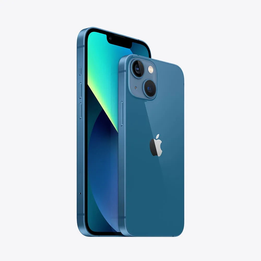 iPhone 13 semi nuevo color azul, vista lateral – nixBlix Colombia #Color_Azul