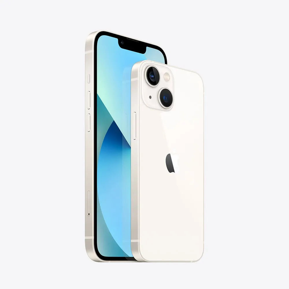 iPhone 13 semi nuevo color blanco estrella, vista lateral – nixBlix Colombia #Color_Blanco Estrella