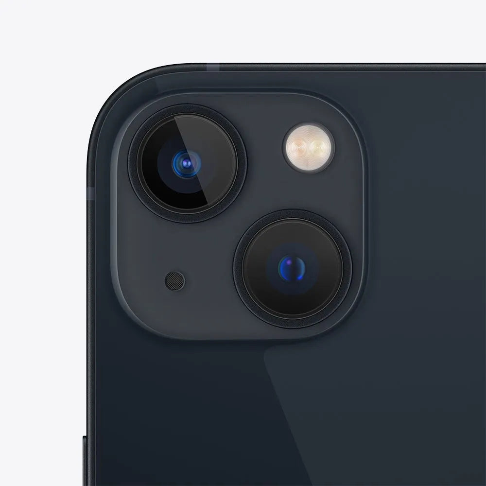 iPhone 13 semi nuevo color medianoche, vista cámara trasera – nixBlix Colombia #Color_Medianoche