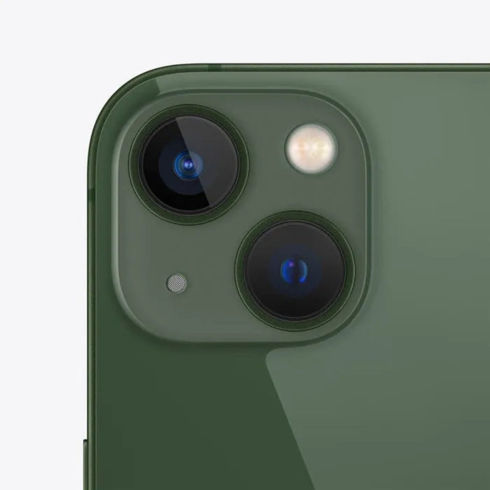 iPhone 13 semi nuevo color verde, vista cámara trasera – nixBlix Colombia  #Color_Verde