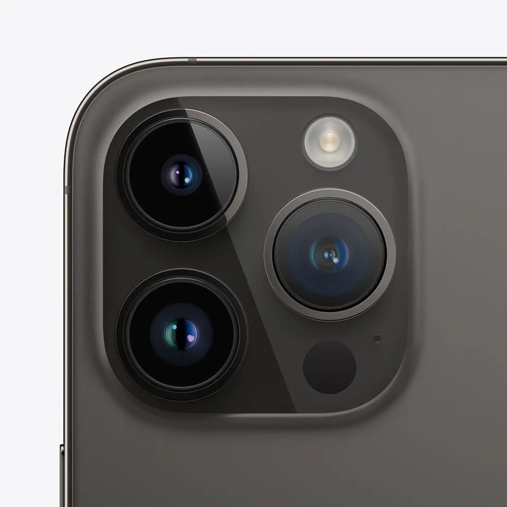 iPhone 14 Pro Max semi nuevo color Negro Espacial, vista cámara trasera – nixBlix Colombia #Color_Negro Espacial