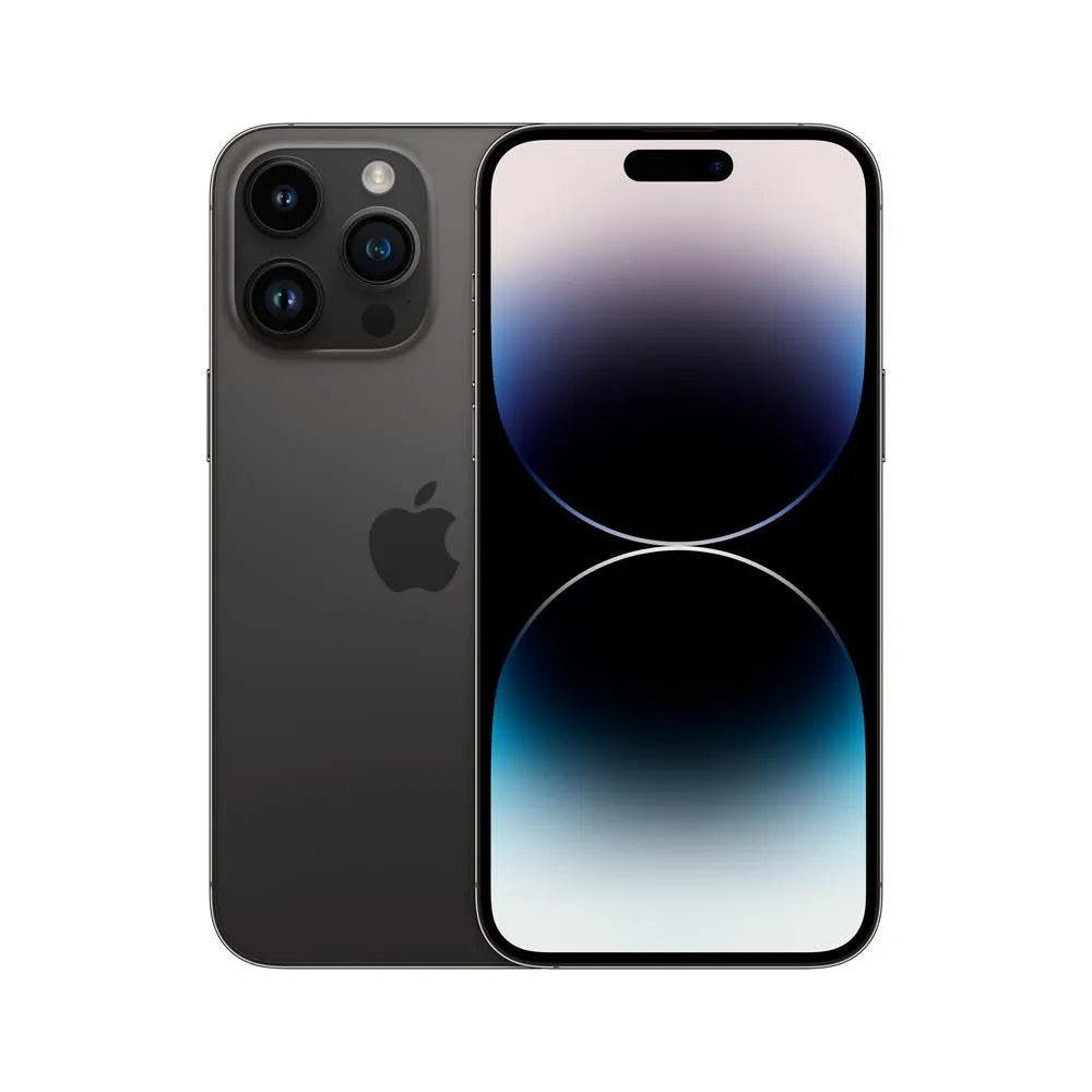 iPhone 14 Pro Max semi nuevo color Negro Espacial, vista frontal – nixBlix Colombia #Color_Negro Espacial