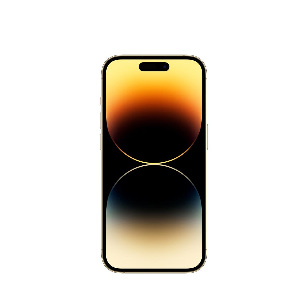 iPhone 14 Pro Max semi nuevo color Oro, vista pantalla frontal – nixBlix Colombia #Color_Oro