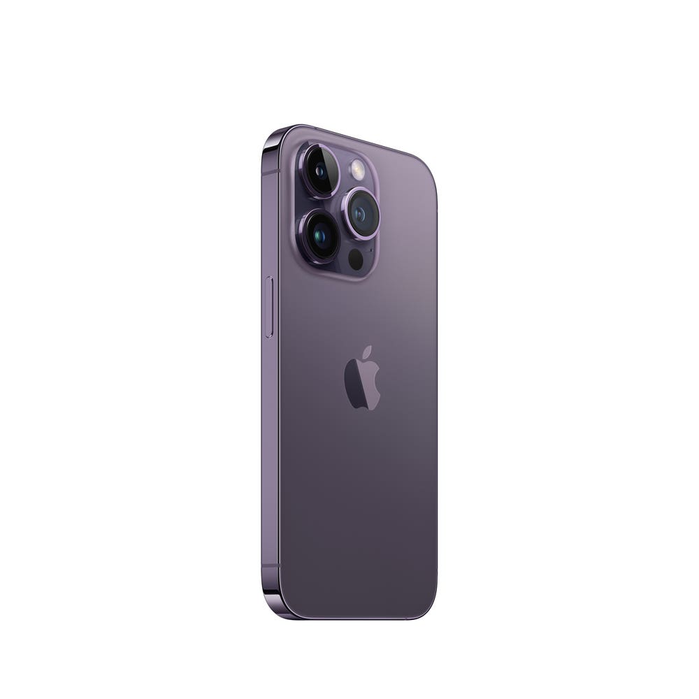 iPhone 14 Pro Max semi nuevo color Púrpura Oscuro, vista Lateral – nixBlix Colombia #Color_Púrpura Oscuro
