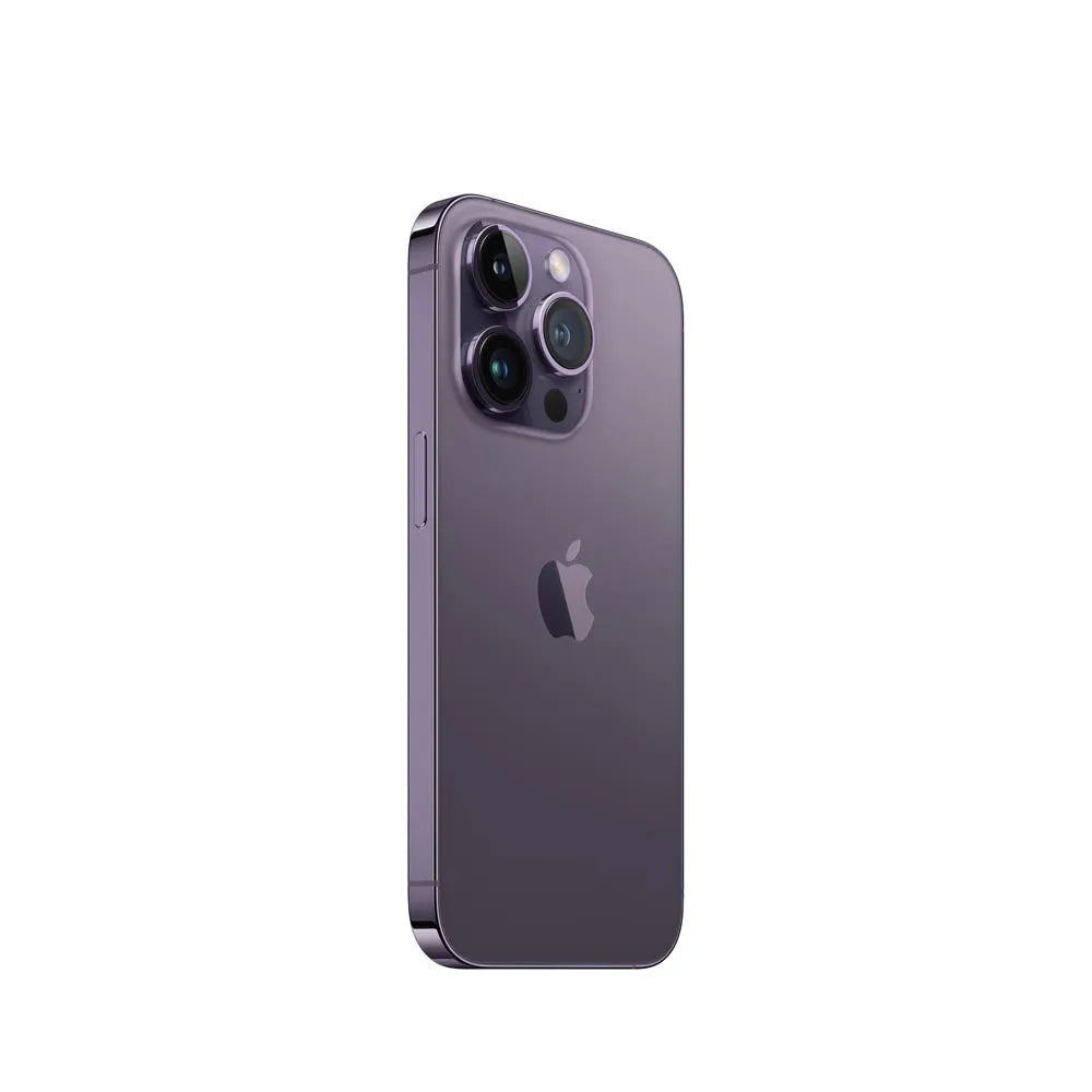 iPhone 14 Pro Max semi nuevo color Púrpura Oscuro, vista frontal – nixBlix Colombia #Color_Púrpura Oscuro