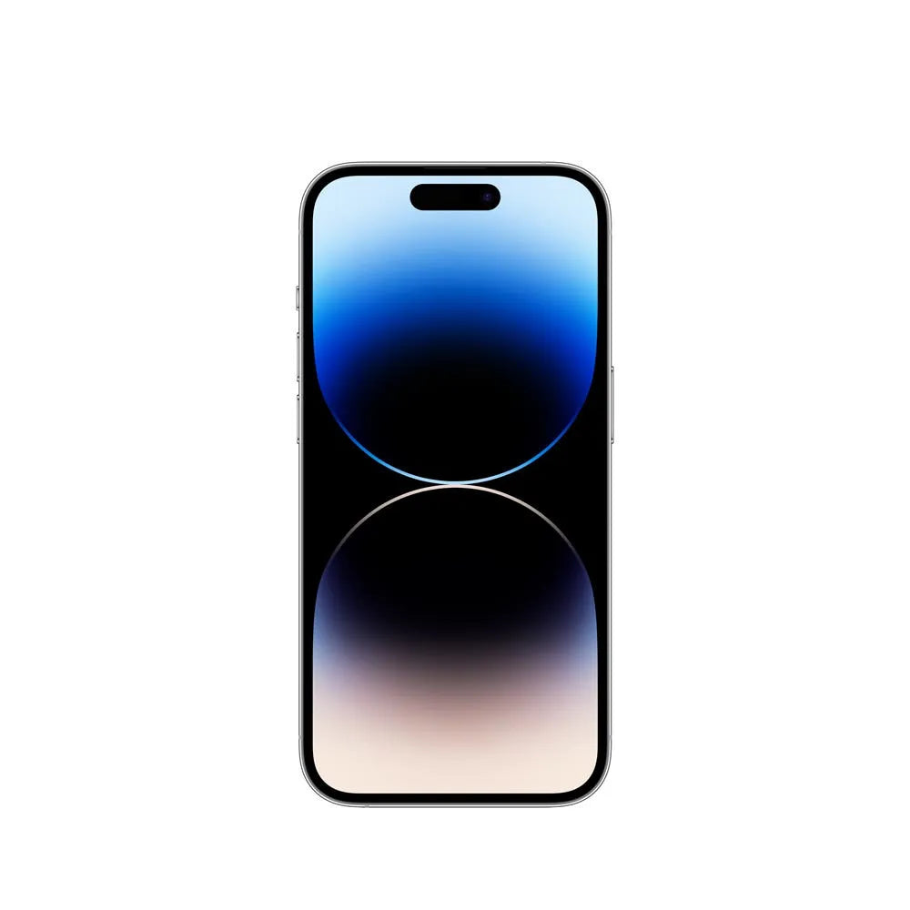 iPhone 14 Pro semi nuevo color plata, vista pantalla frontal – nixBlix Colombia #Color_Plata