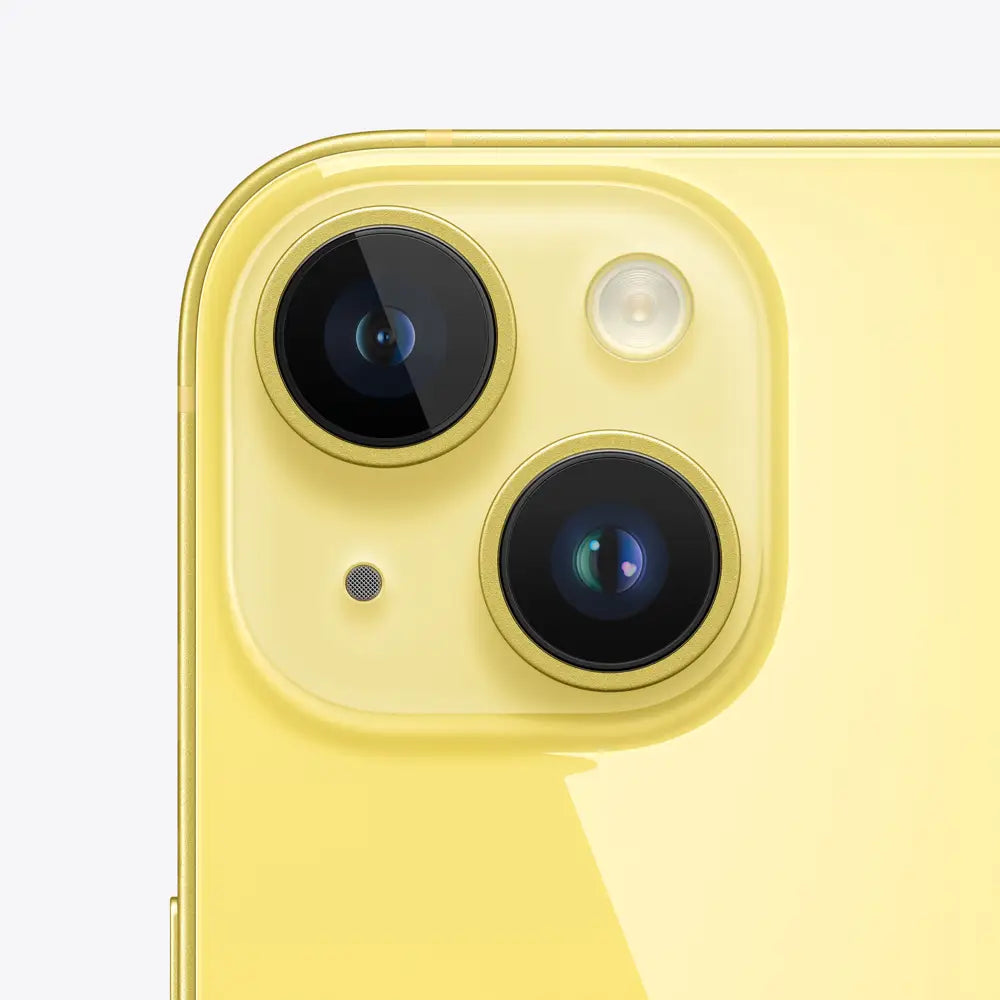 iPhone 14 semi nuevo color amarillo, vista camara trasera – nixBlix Colombia #Color_Amarillo