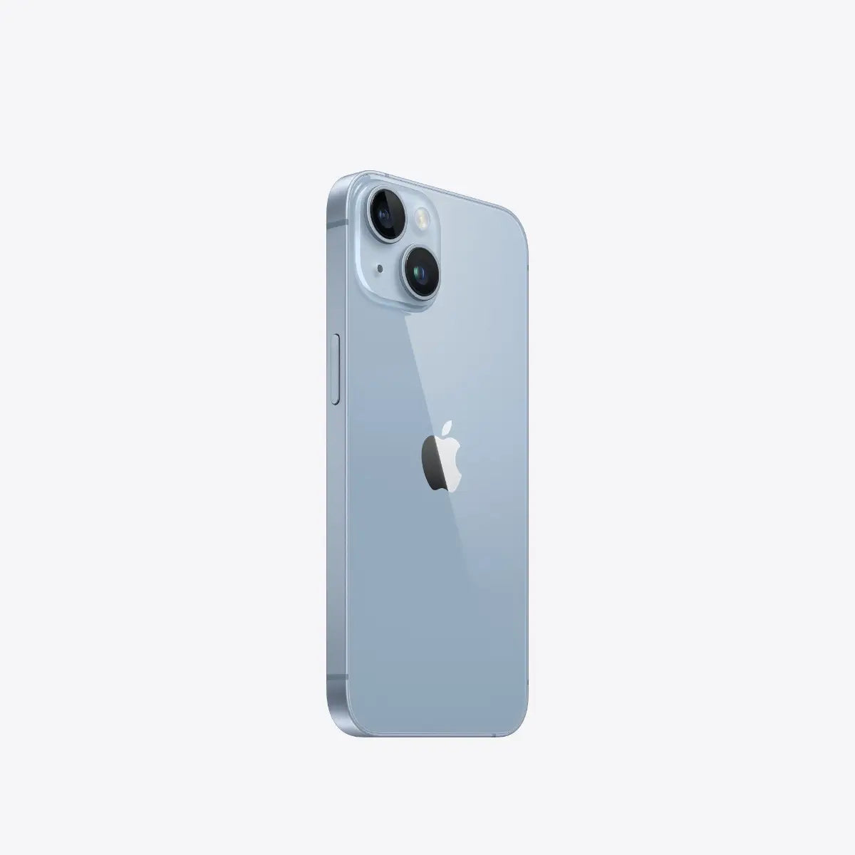 iPhone 14 semi nuevo color azul, vista lateral – nixBlix Colombia #Color_Azul
