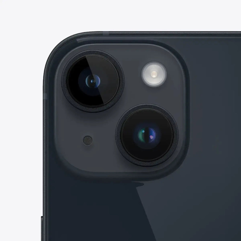iPhone 14 semi nuevo color negro, vista camara trasera – nixBlix Colombia #Color_Medianoche