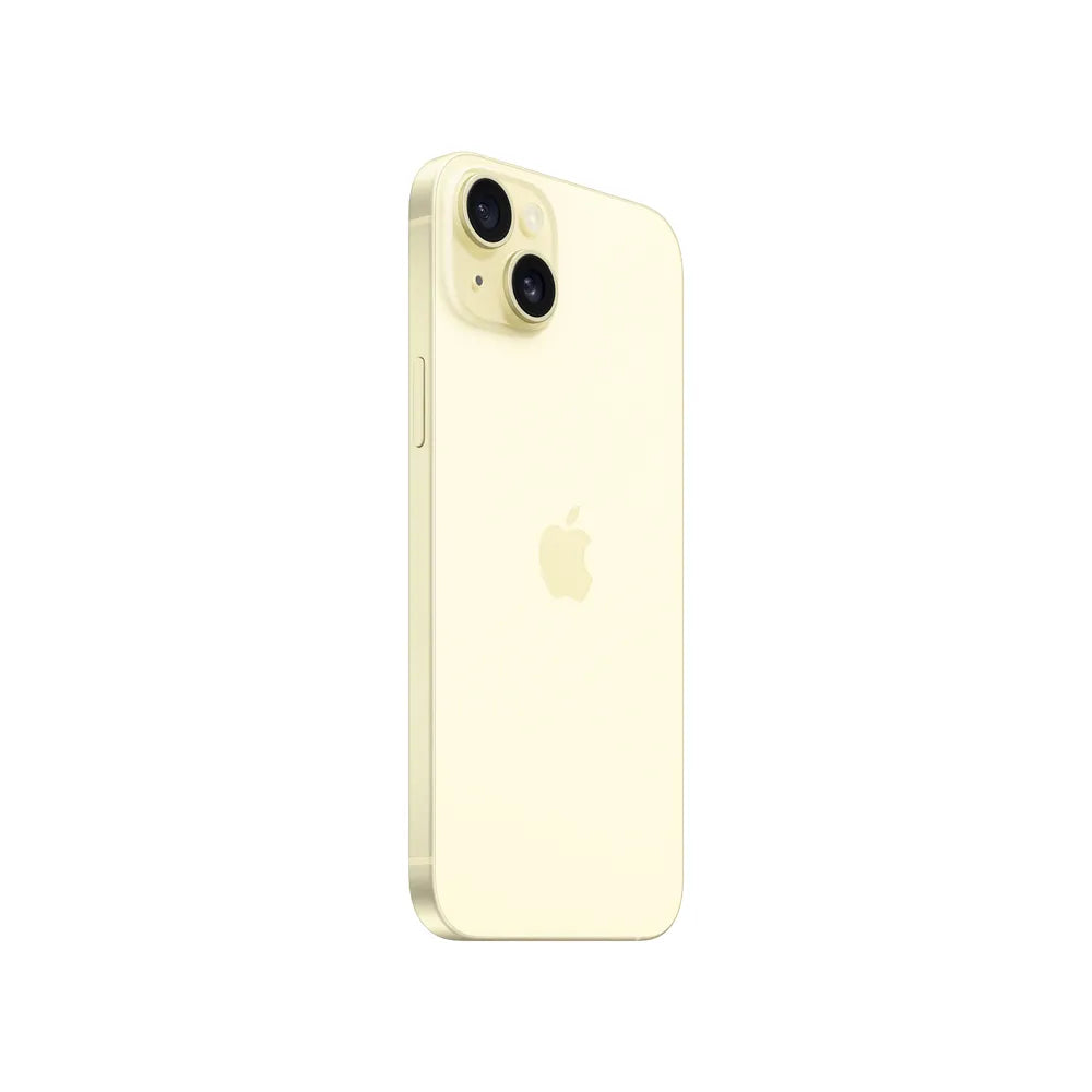iPhone 15 Plus semi nuevo color amarillo, vista lateral – nixBlix Colombia #Color_Amarillo