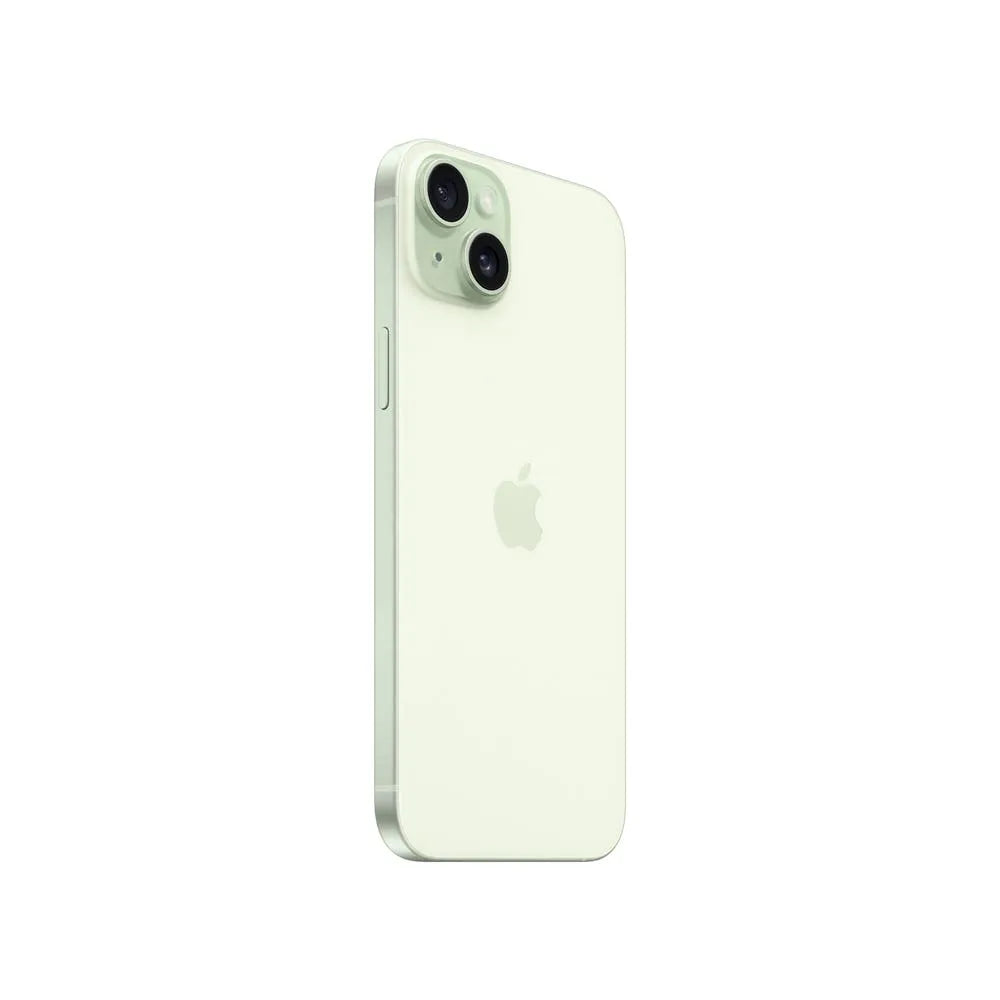 iPhone 15 Plus semi nuevo color verde, vista lateral – nixBlix Colombia #Color_Verde