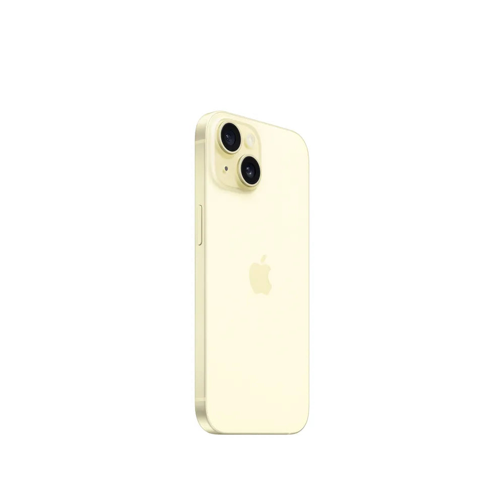 iPhone 15 semi nuevo color amarillo, vista lateral – nixBlix Colombia #Color_Amarillo