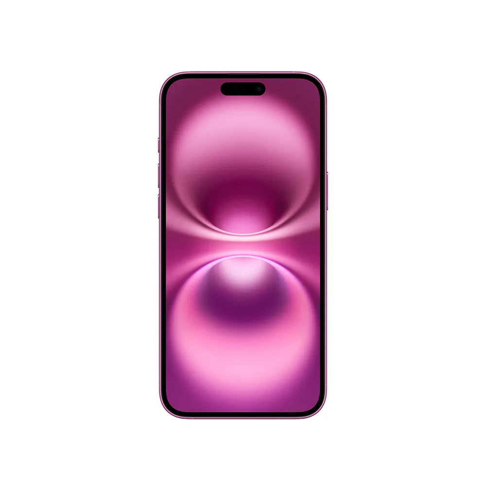 iPhone 16 Plus semi nuevo color rosa, vista pantalla frontal – nixBlix Colombia #Color_Rosa