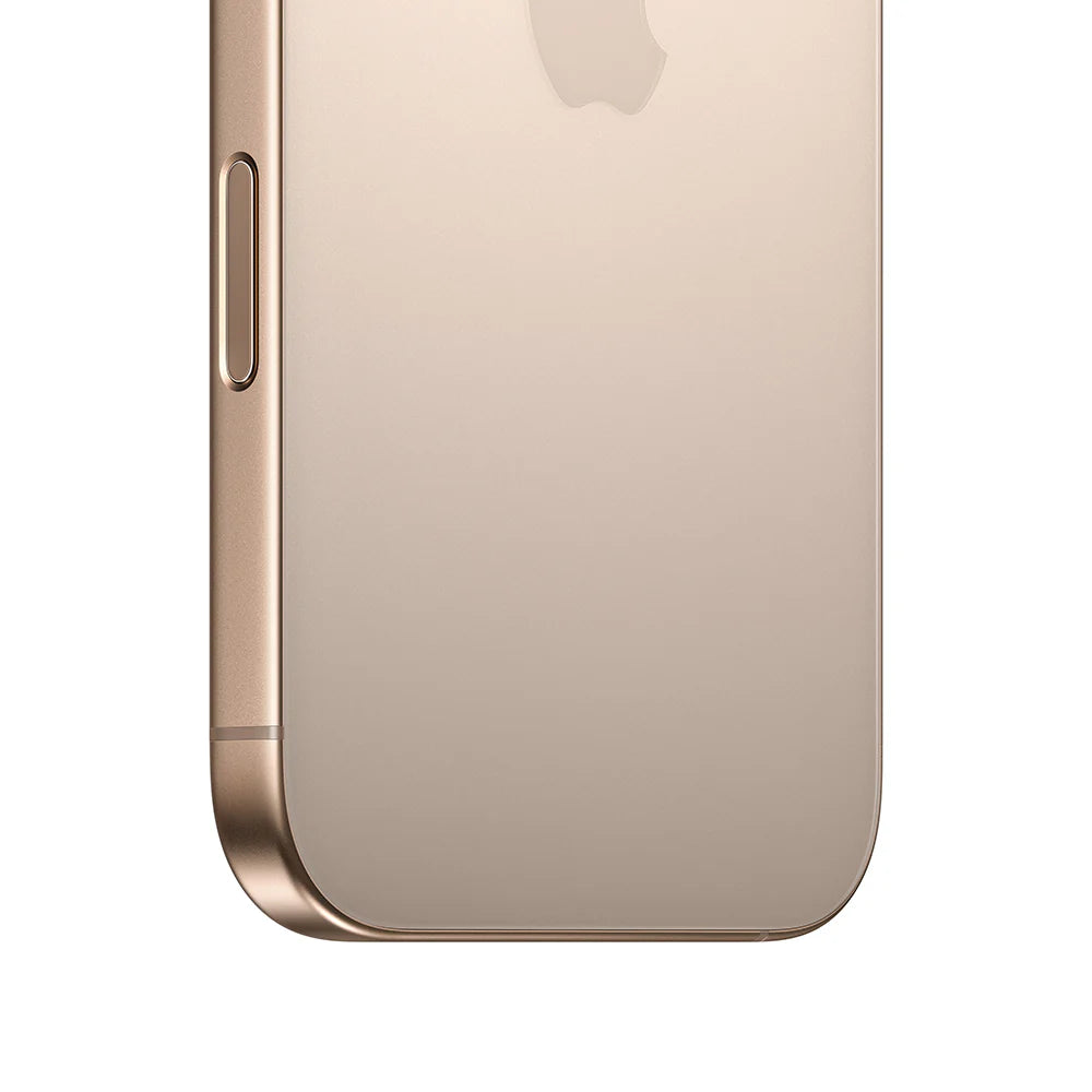 iPhone 16 Pro Max semi nuevo color titanio del desierto, vista trasera – nixBlix Colombia #Color_Titanio del Desierto