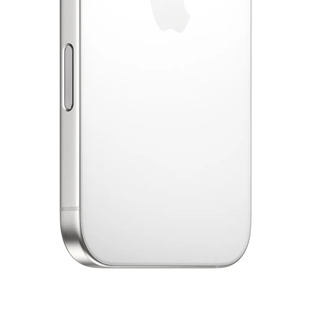 iPhone 16 Pro semi nuevo color titanio blanco, vista trasera – nixBlix Colombia #Color_Titanio Blanco