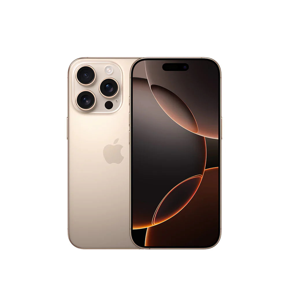 iPhone 15 Pro semi nuevo color titanio del desierto, vista frontal – nixBlix Colombia #Color_Titanio del Desierto