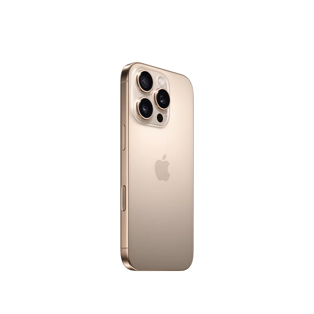 iPhone 16 Pro semi nuevo color titanio del desierto vista lateral - nixBlix Colombia #Color_Titanio del Desierto