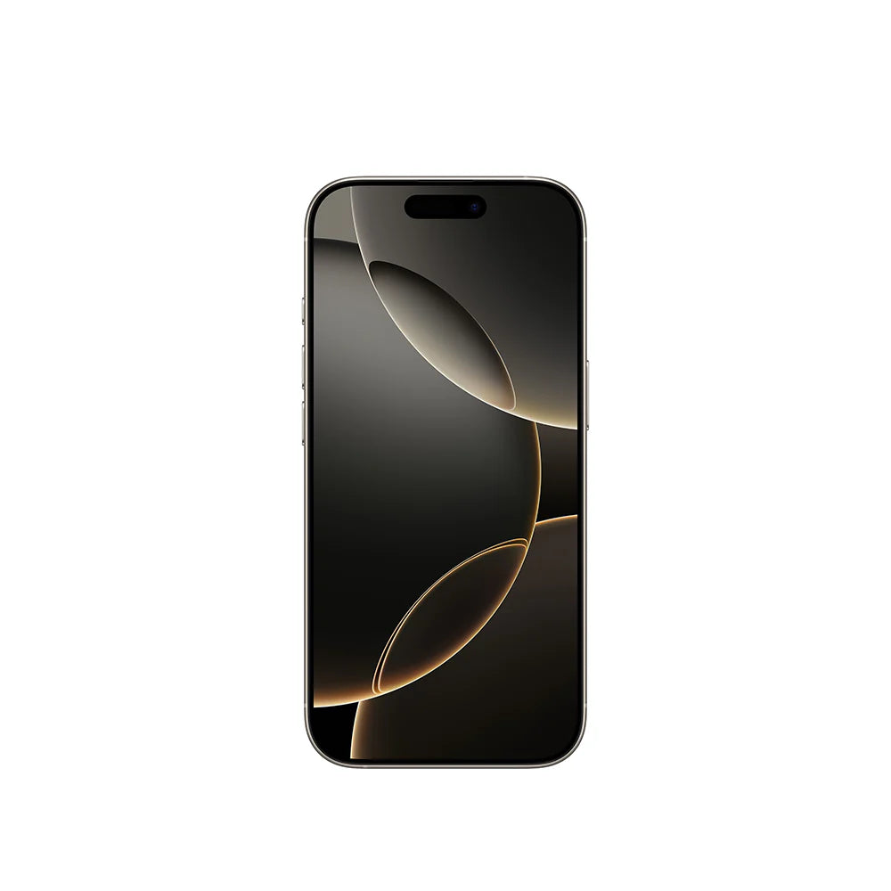 iPhone 16 Pro semi nuevo color titanio natural, vista pantalla frontal – nixBlix Colombia #Color_Titanio Natural