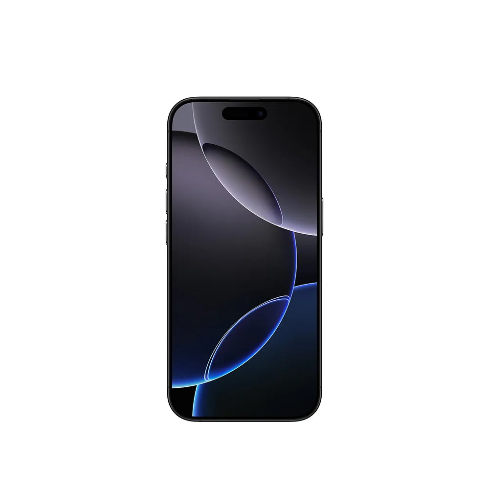iPhone 16 Pro semi nuevo color titanio negro, vista pantalla frontal – nixBlix Colombia #Color_Titanio Negro