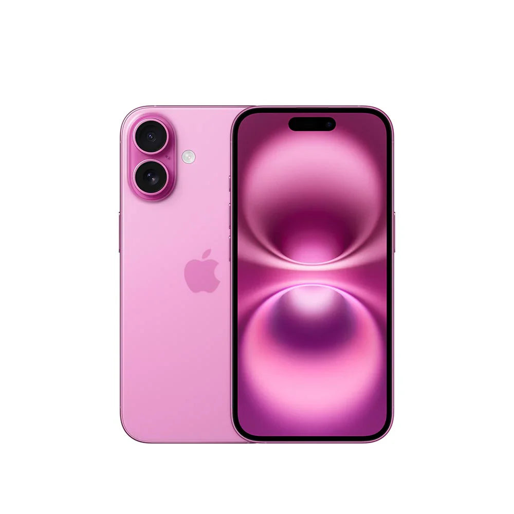 iPhone 16 semi nuevo color rosa, vista frontal – nixBlix Colombia #Color_Rosa