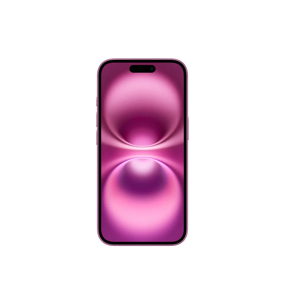 iPhone 16 semi nuevo color rosa, vista pantalla frontal – nixBlix Colombia #Color_Rosa