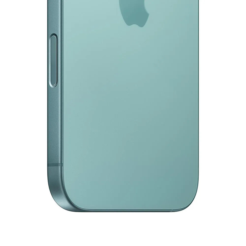iPhone 16 semi nuevo color verde azulado, vista trasera – nixBlix Colombia #Color_Verde Azulado