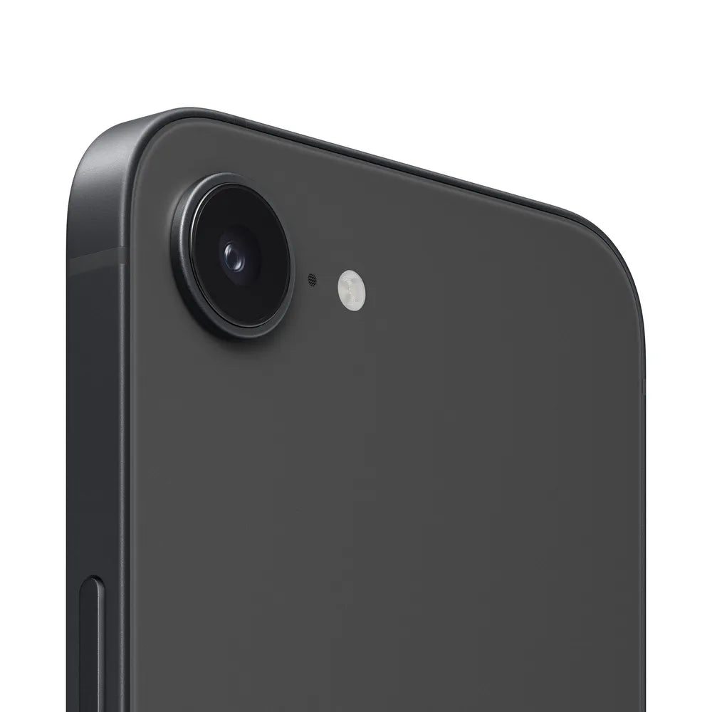 iPhone 16e semi nuevo color negro, vista cámara trasera – nixBlix Colombia #Color_Negro