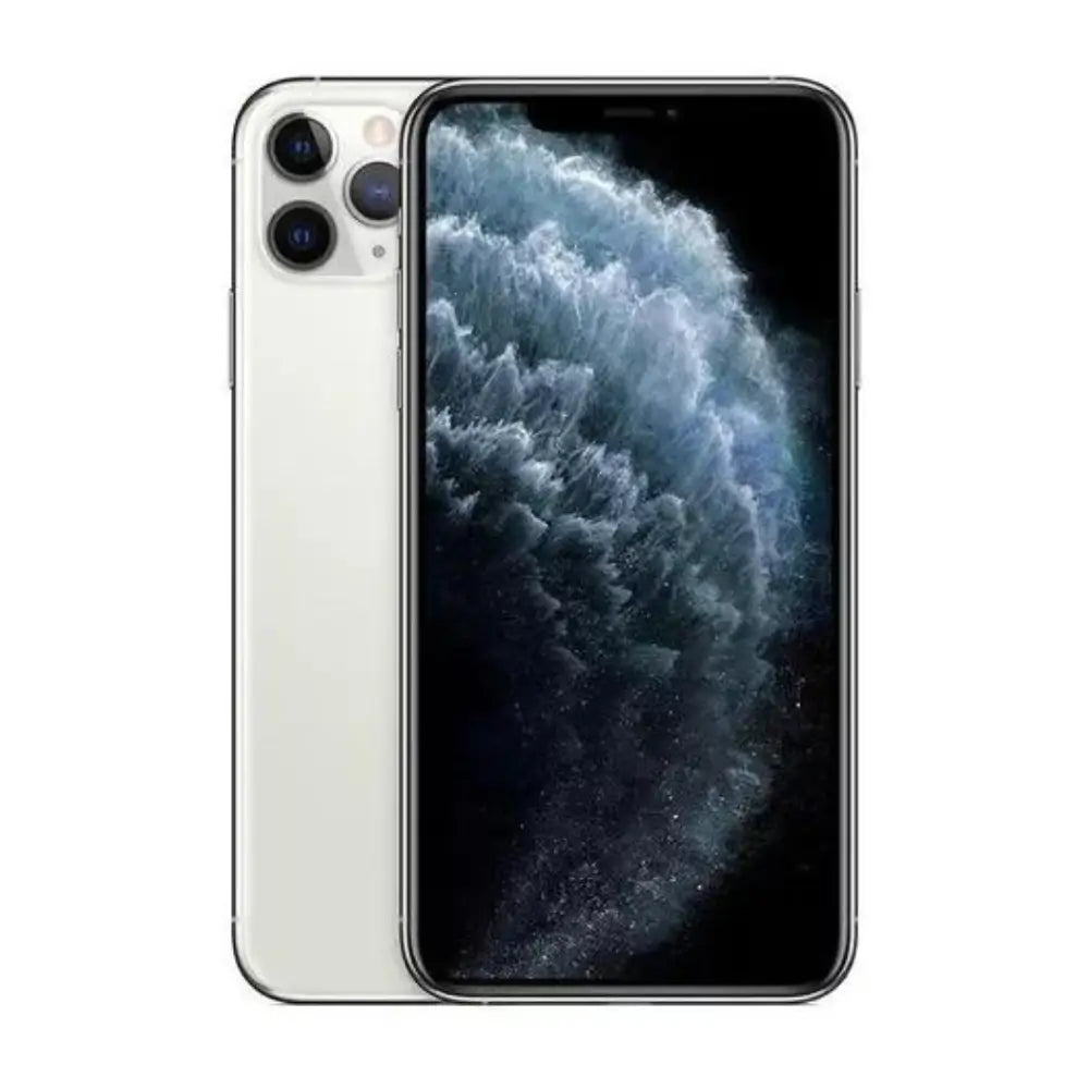 iPhone 11 Pro Max semi nuevo - Plata - Batería nueva