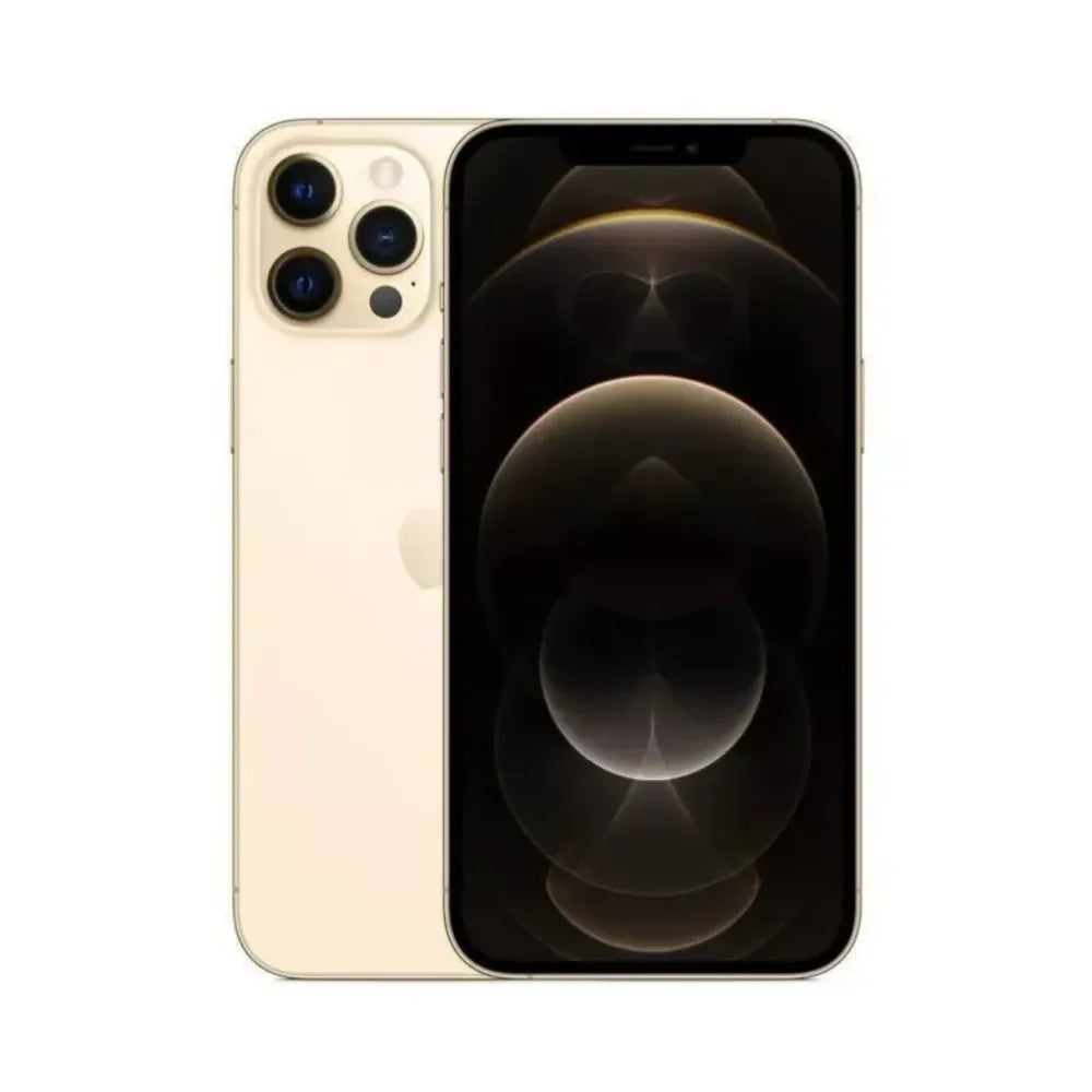iPhone 12 Pro Max semi nuevo color grafito, vista frontal – nixBlix Colombia #Color_Oro