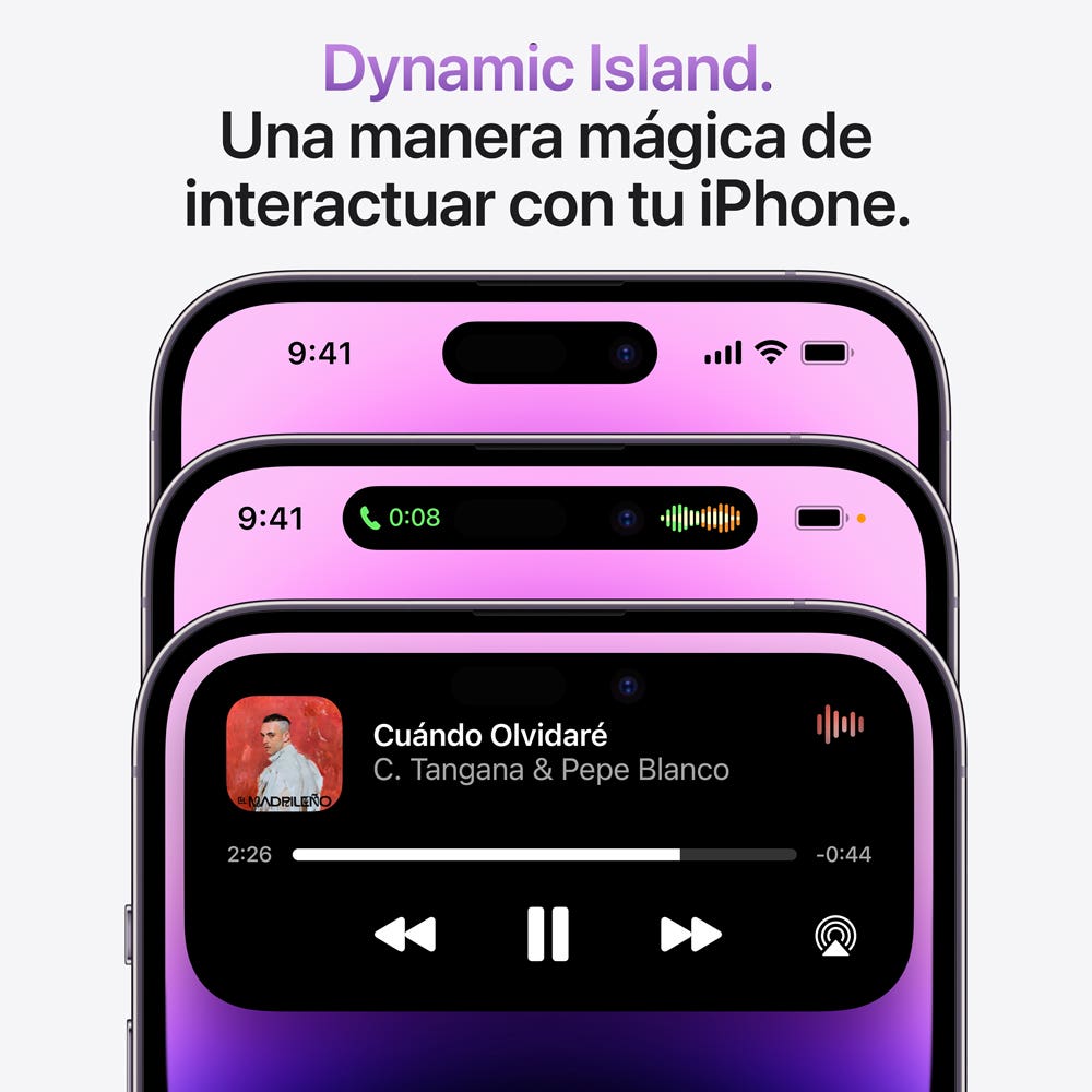 iPhone 14 Pro semi nuevo - Morado