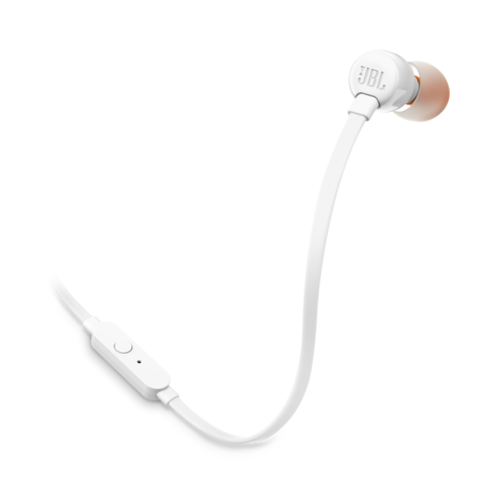 Audífonos JBL Alámbricos In Ear Manos Libres T110 - Blanco