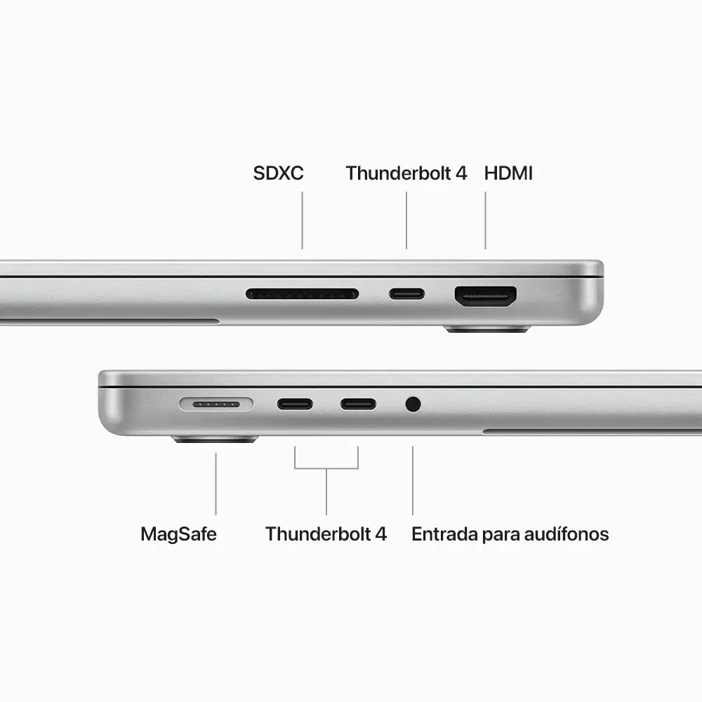 MacBook Pro 14 Chip M3 semi nuevo - Plata